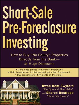cover image of Short-Sale Pre-Foreclosure Investing